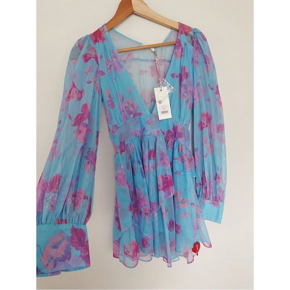 LoveShackFancy Varsha Dress in Ocean Reef Size 2 NWT - Picture 9 of 13